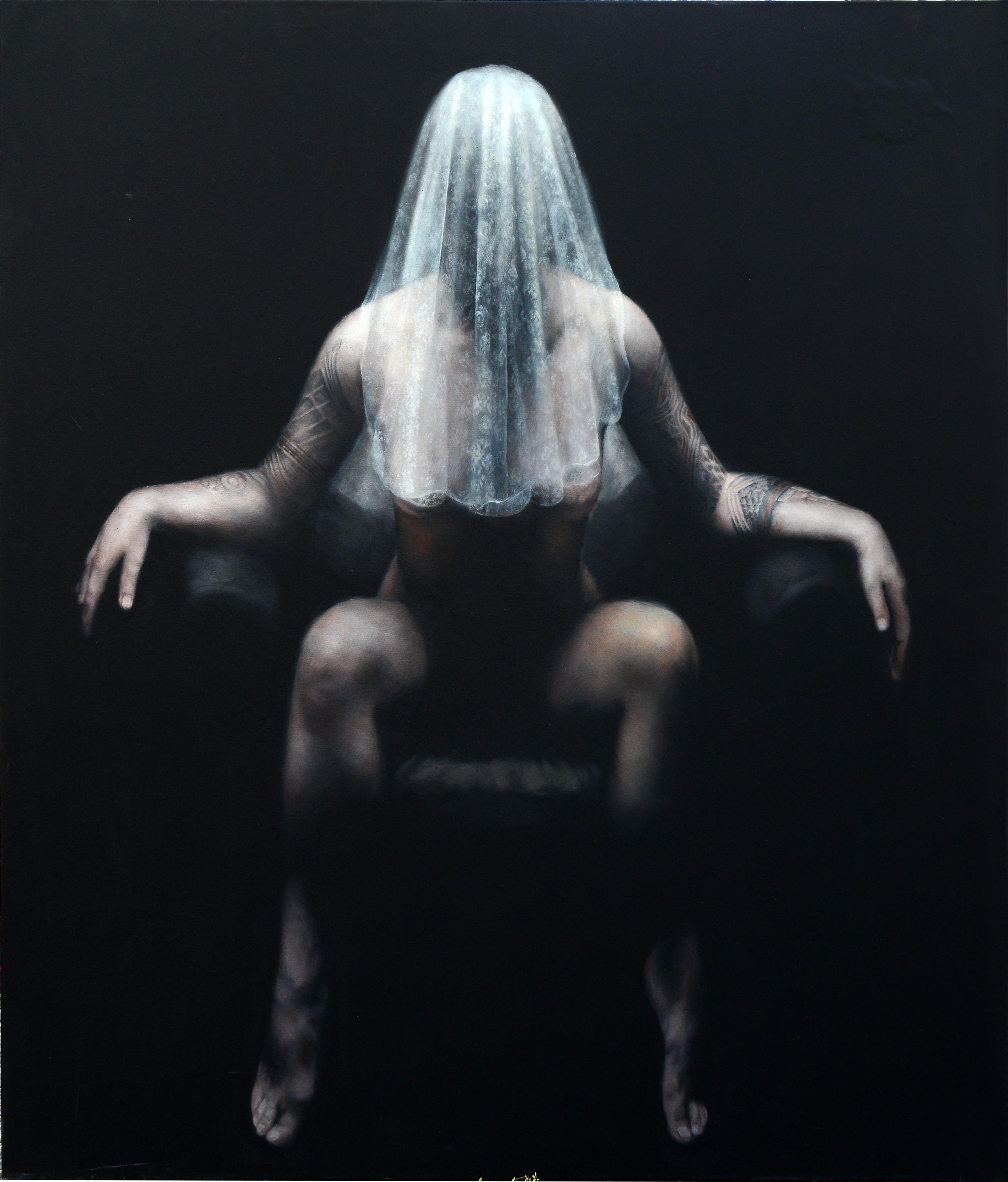 İsimsiz- Untitled, 2012, Tuval üzerine yağlıboya- Oil on canvas, 120x120 cm